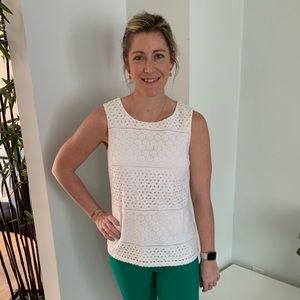 Banana Republic Lace Detailed Top